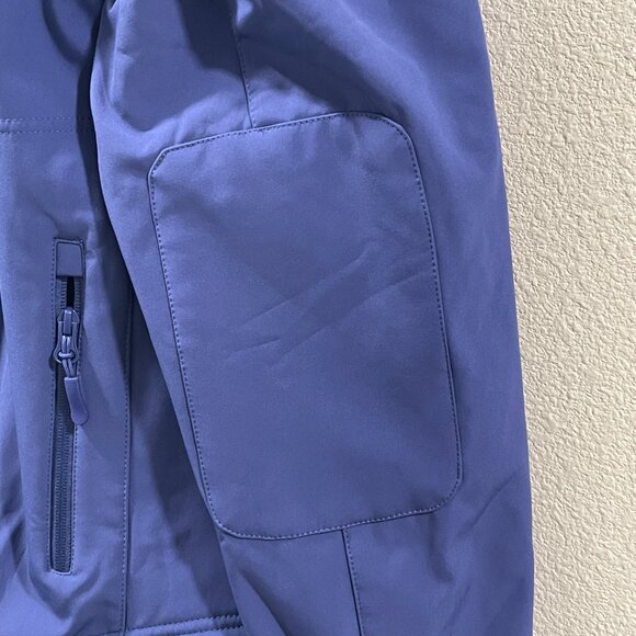 NWT, MEN'S TACVASEN Hooded Weather Resistant Multi Pocket Jacket, Royal - XL - Picture 9 of 15